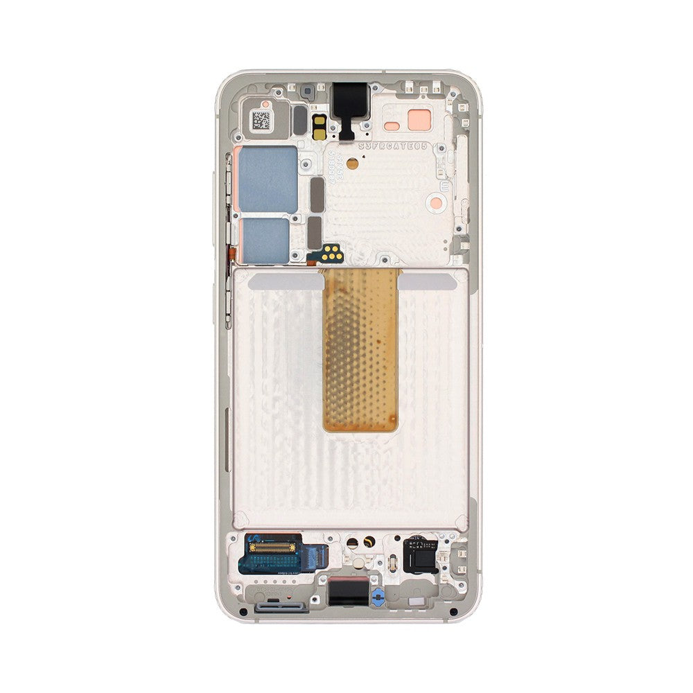 Samsung Galaxy S23 5G S911B OLED Screen Replacement Digitizer with Frame GH82-30480B (Gold)-Cream Samsung Galaxy S23 5G S911B OLED Screen Replacement Digitizer with Frame GH82-30480B (Gold)-Cream